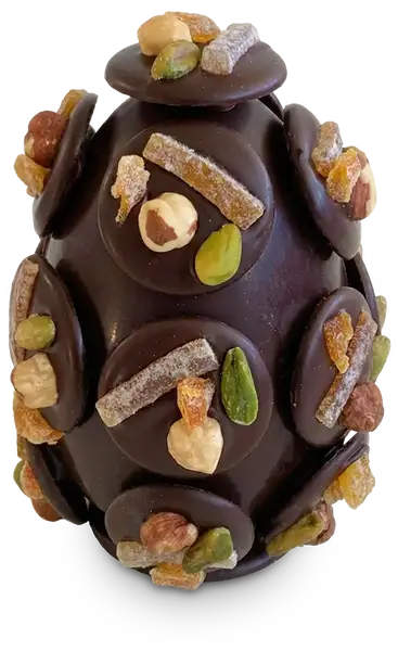 oeuf de Pâques noir, mendiants noir - David Capy