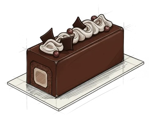 Bûche Douceur des Îles