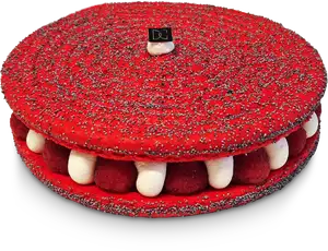 Entremet Macaron Framboise Litchi - David Capy